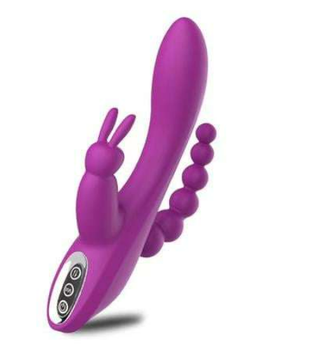 جهاز هزاز قابل للارتداء وقابل لإعادة الشحن وجهاز تحكم عن بعد للاستخدام الشرجي والمهبلي